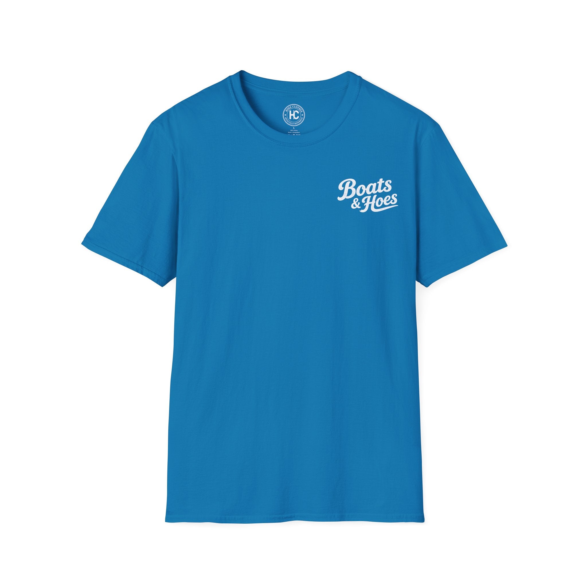 Boats and Hoes Sunset Cruising Left Chest Full Back Print Tee – Hoes Clothes