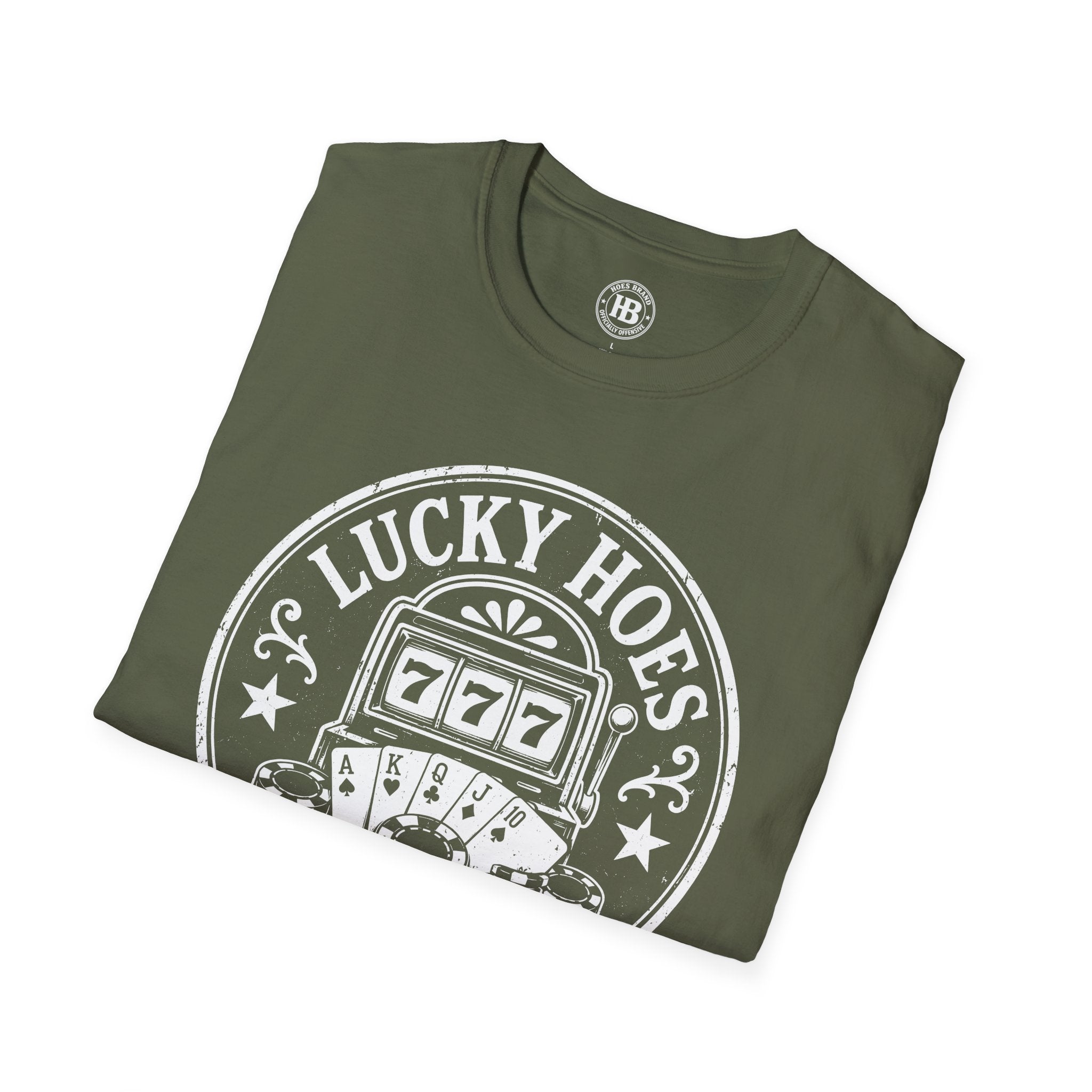 Lucky Hoes Casino Front Only Tee – Hoes Clothes