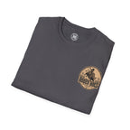 Rodeo Hoes Western Wear Front & Back Tee – Full Color – He Rides – Hoes Clothes