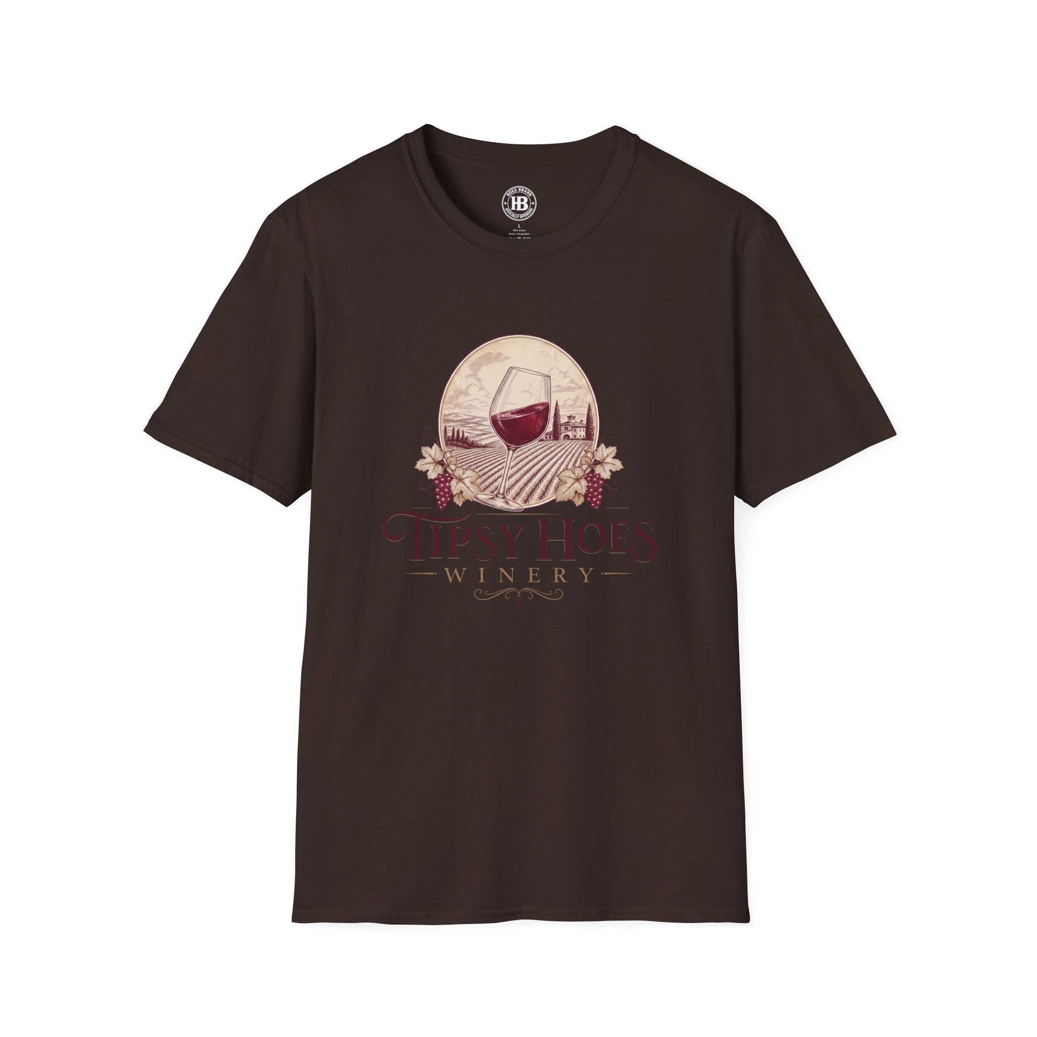 Tipsy Hoes Winery Front Only Tee – Hoes Clothes