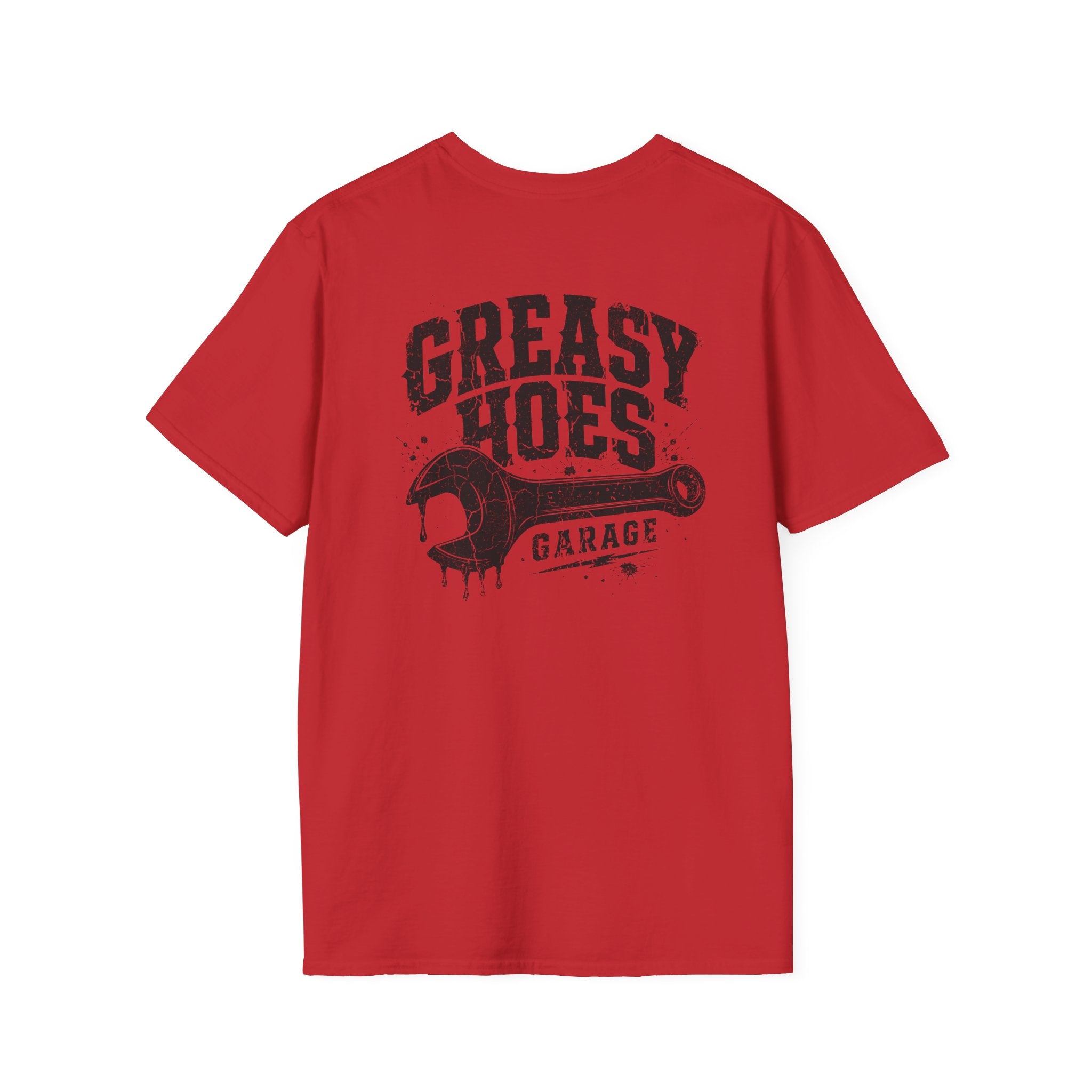 Greasy Hoes Garage Front & Back Tee – Hoes Clothes