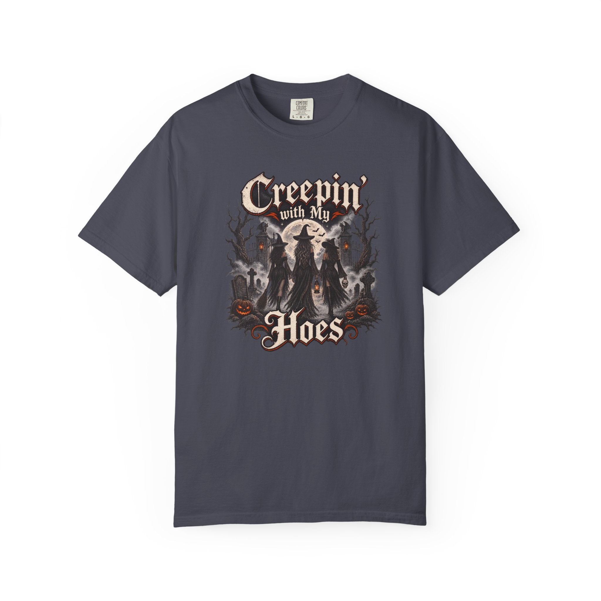 Creepin’ With My Hoes Halloween Tee