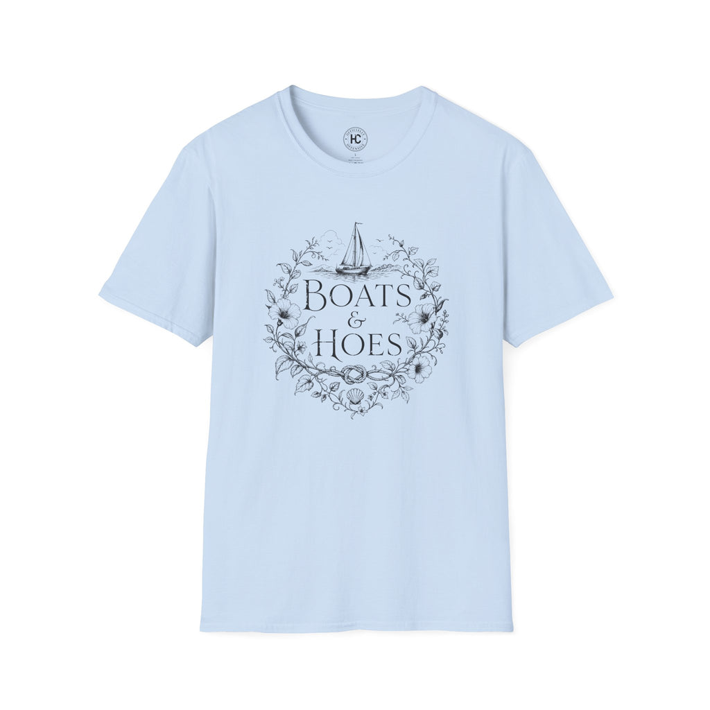 Boats and Hoes Botanical Front Only Tee – Hoes Clothes