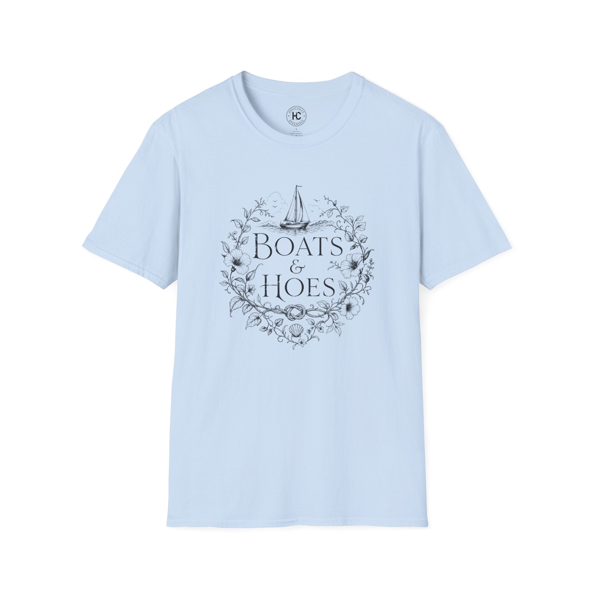 Boats and Hoes Botanical Front Only Tee – Hoes Clothes