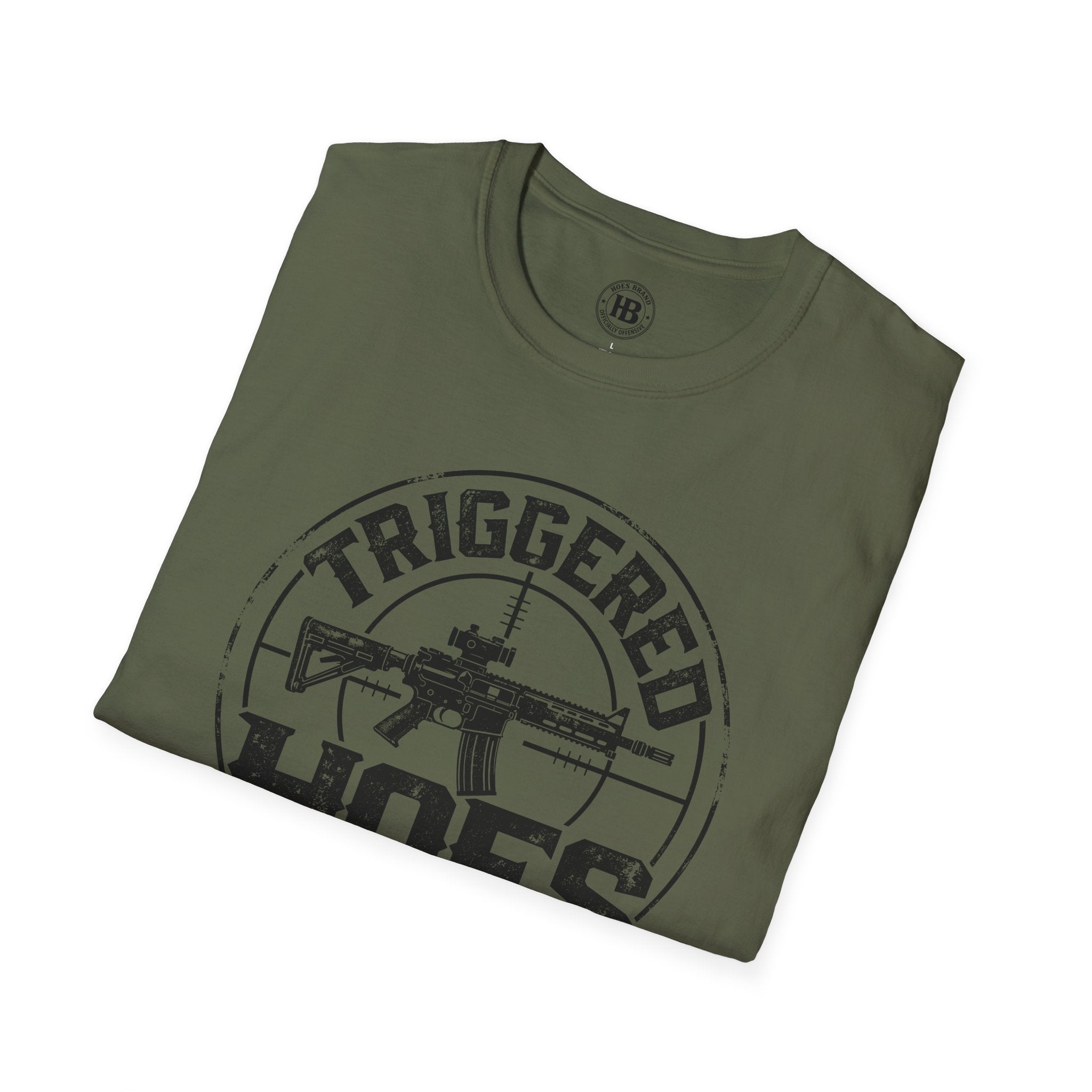 Triggered Hoes Gun Range Tee – Hoes Clothes