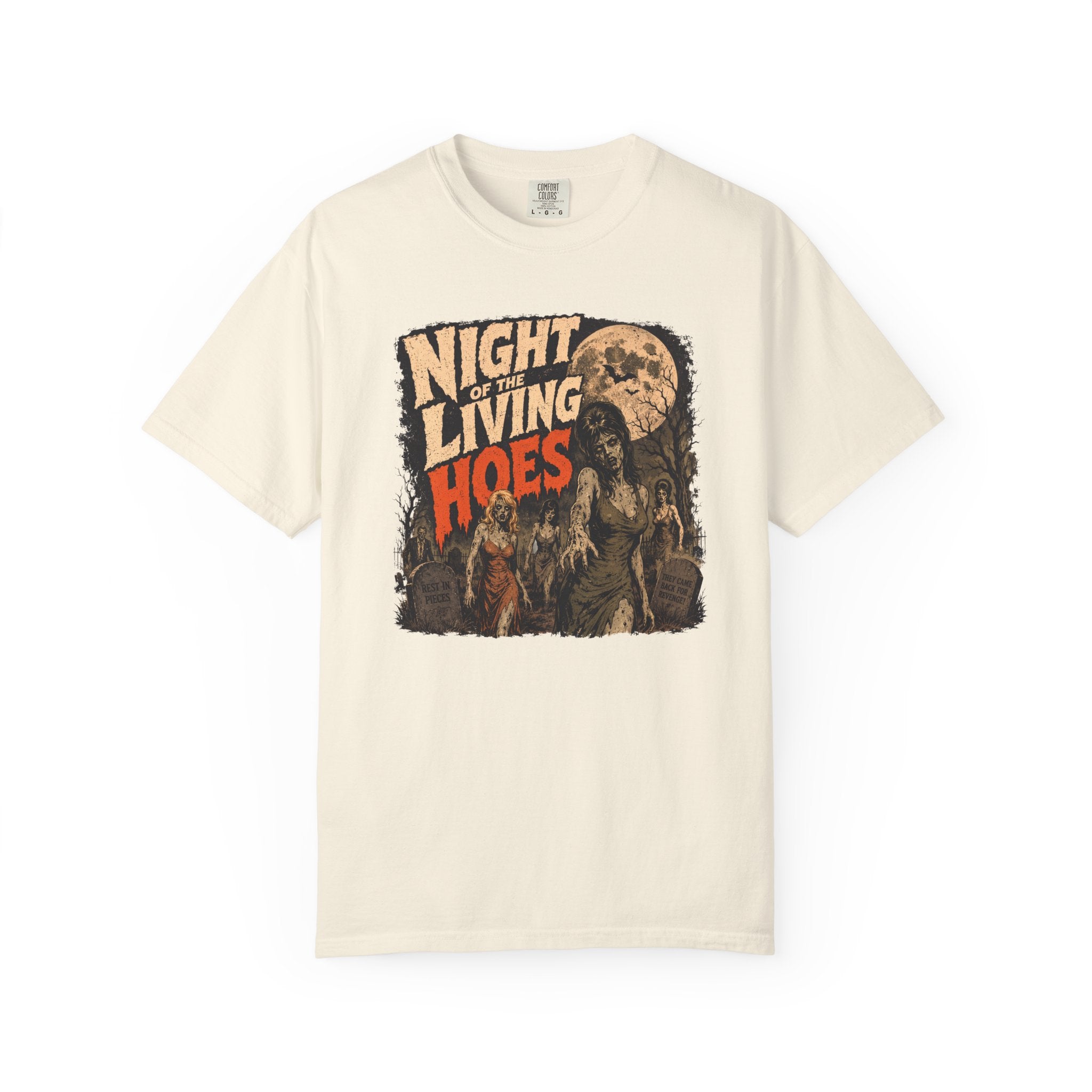 Night of the Living Hoes Zombie Halloween Tee