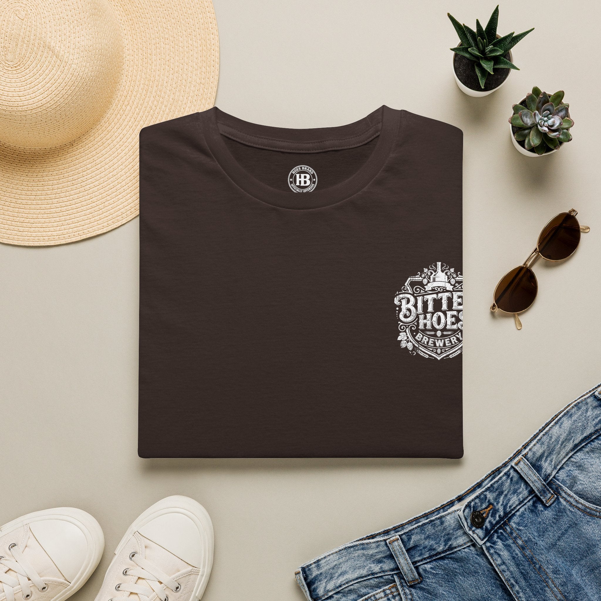 Bitter Hoes Brewery Front & Back Tee – Hoes Clothes