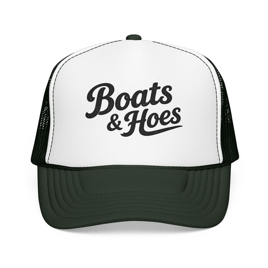 Boats and Hoes Foam Trucker Hat
