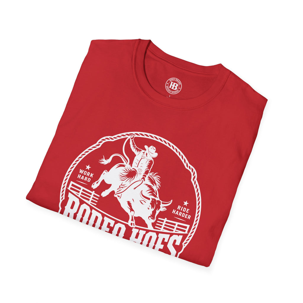 Rodeo Hoes Western Wear Front Only Tee – He Rides – Hoes Clothes
