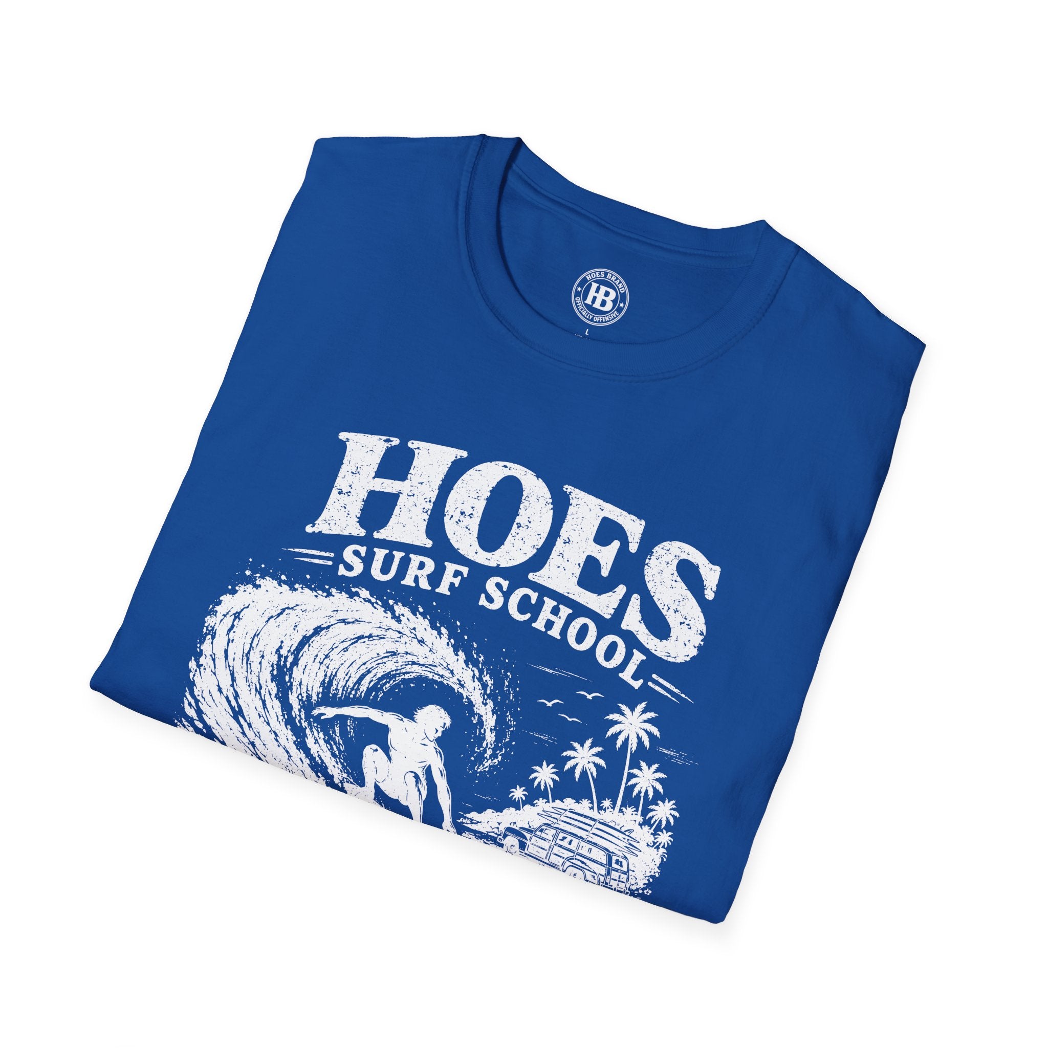 Hoes Surf School Tee – He Rides – Hoes Clothes