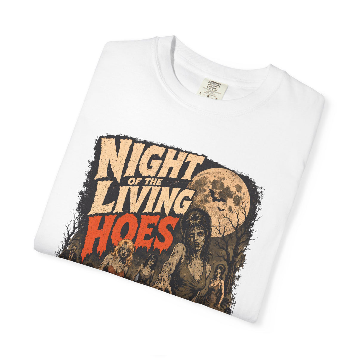 Night of the Living Hoes Zombie Halloween Tee