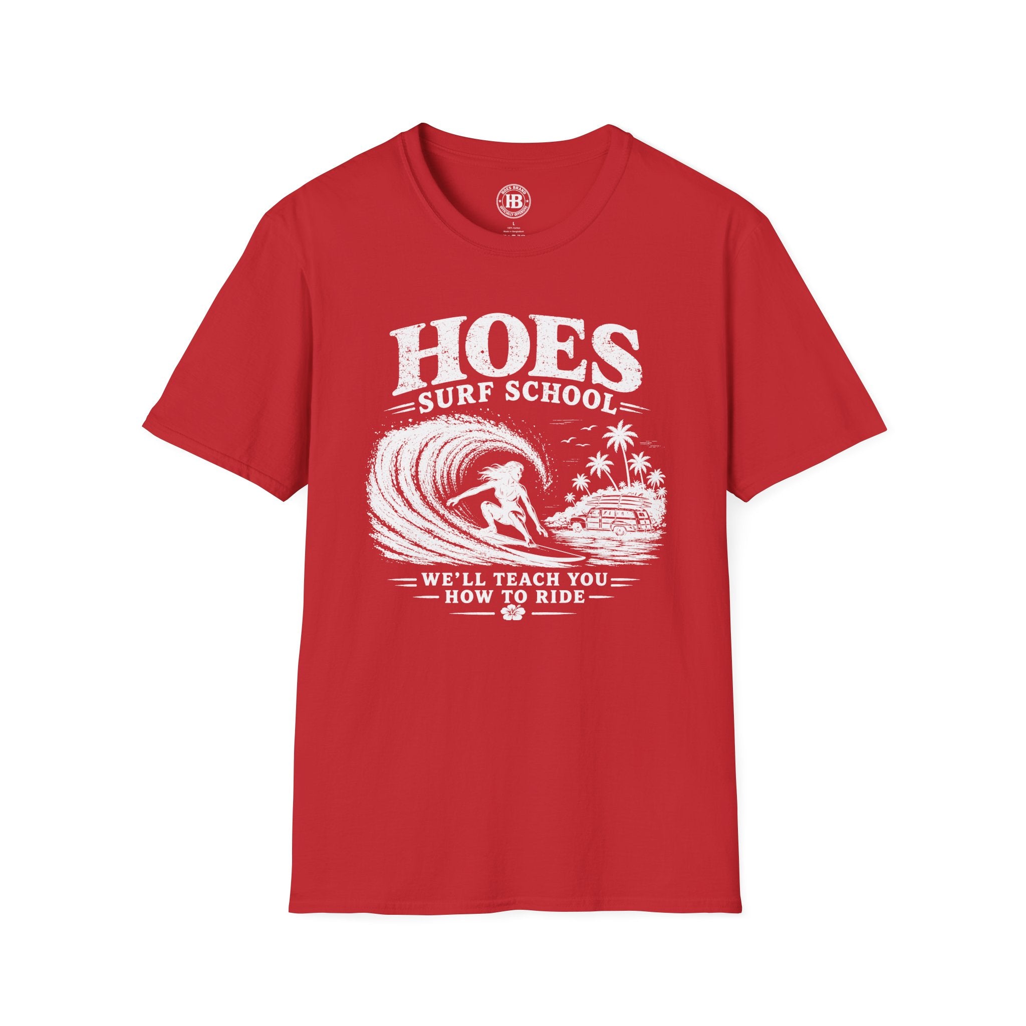 Hoes Surf School Tee – She Rides – Hoes Clothes