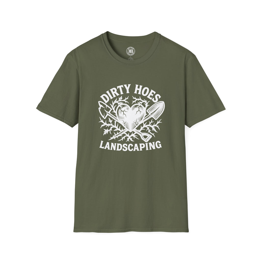 Dirty Hoes Landscaping Heart Tee