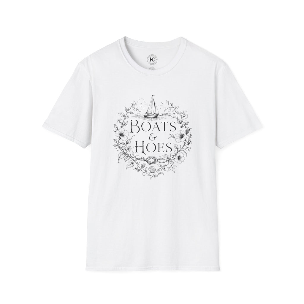 Boats and Hoes Botanical Front Only Tee – Hoes Clothes