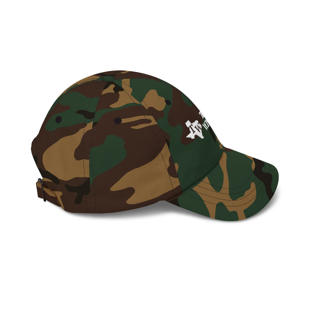 TW Embroidered Dad Cap - Yupoong 6245CM Adjustable Cotton Hat