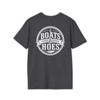 Boats and Hoes Badge Front & Back Print Tee – Hoes Clothes