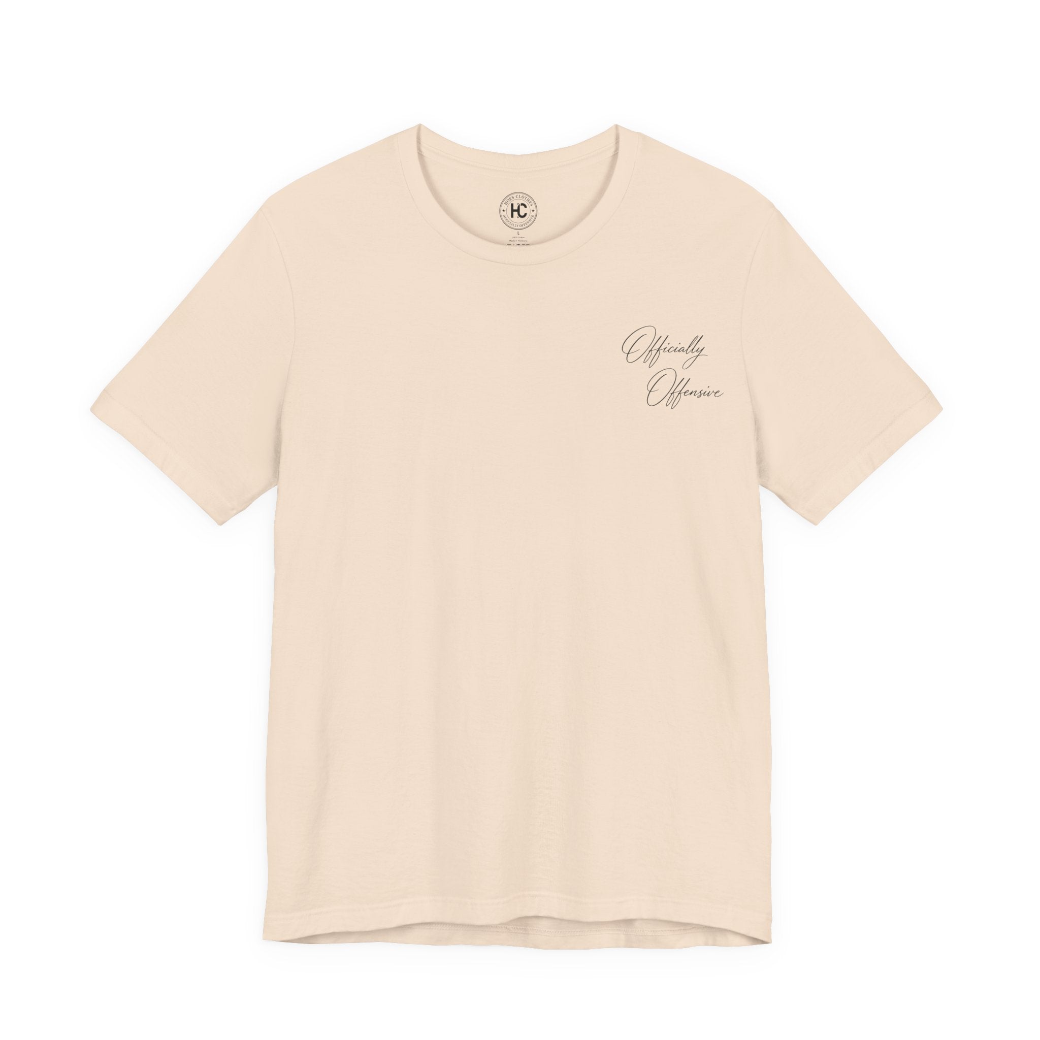 Officially Offensive Script Tee – Hoes Clothes