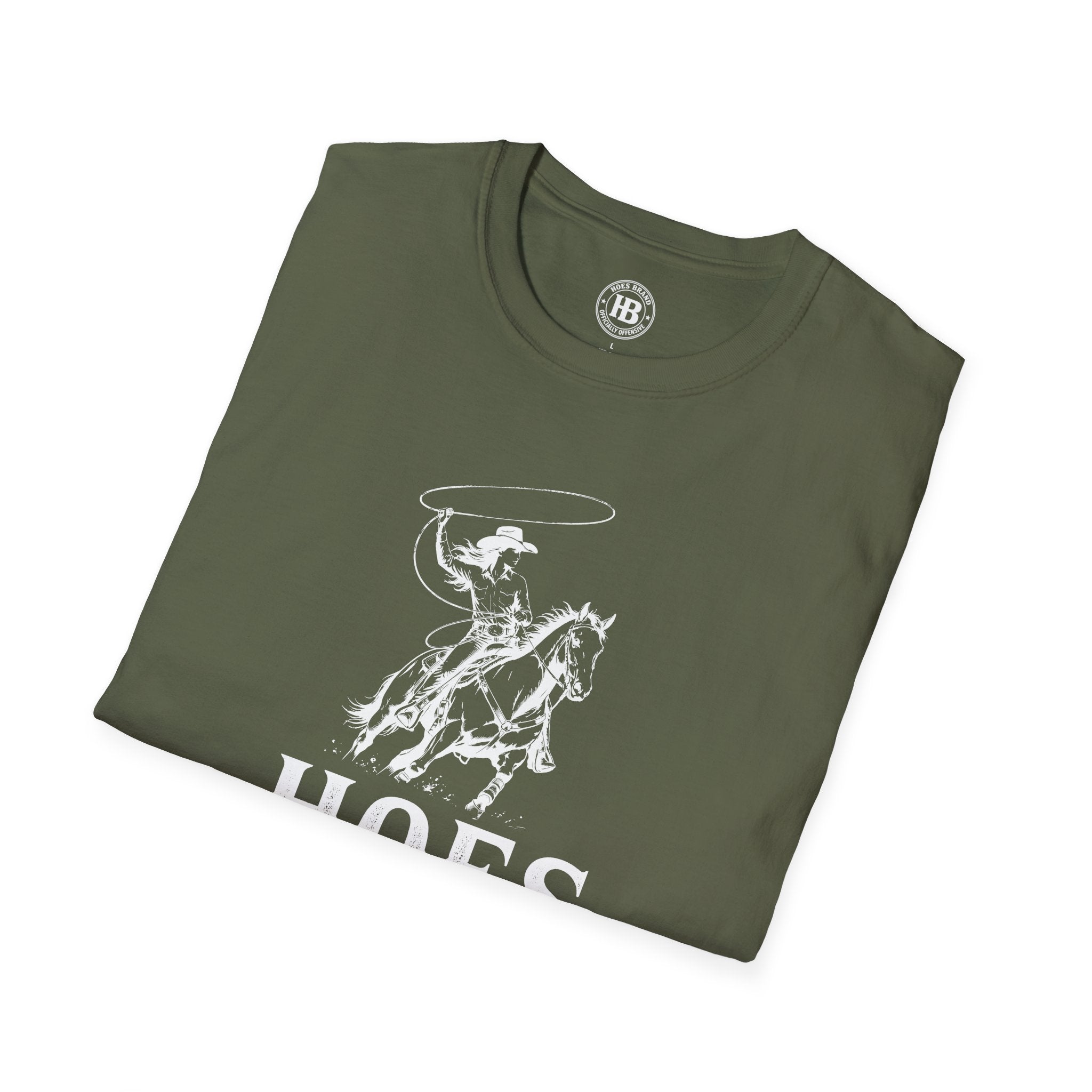 Hoes Ranch Front Only Tee – She Rides – Hoes Clothes