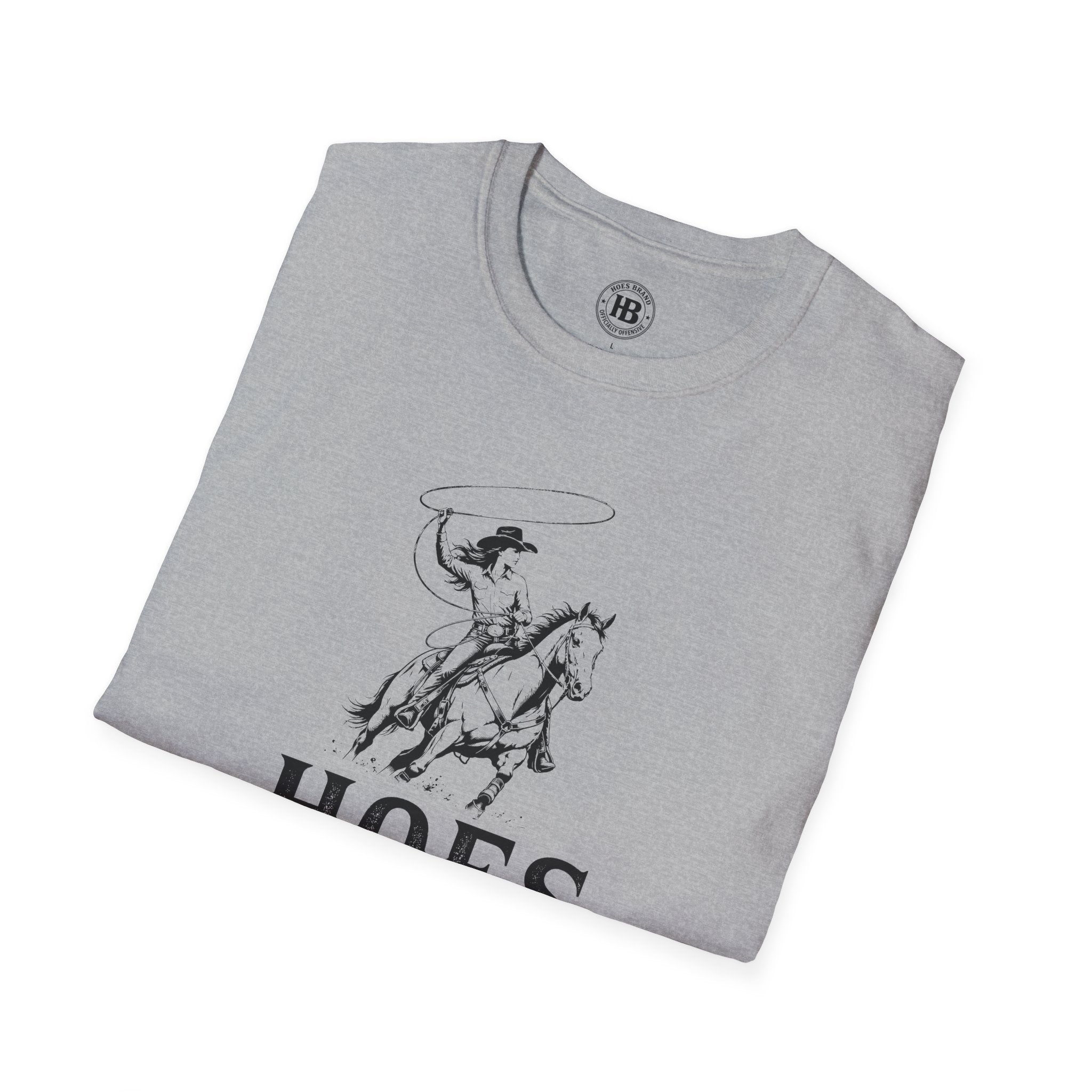 Hoes Ranch Front Only Tee – She Rides – Hoes Clothes