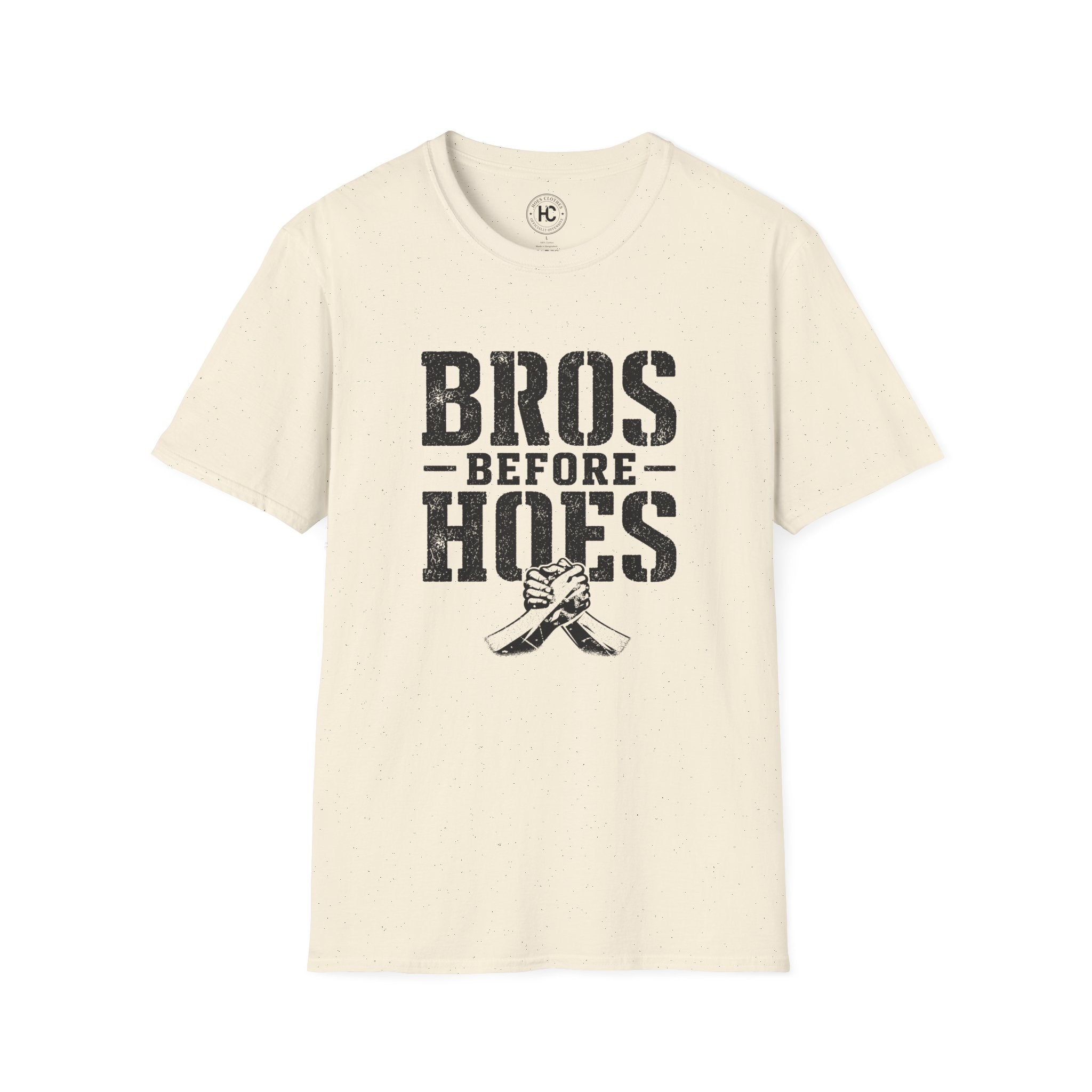 Bros Before Hoes Power Large Front Print Tee – Hoes Clothes