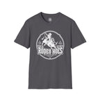 Rodeo Hoes Western Wear Front Only Tee – He Rides – Hoes Clothes