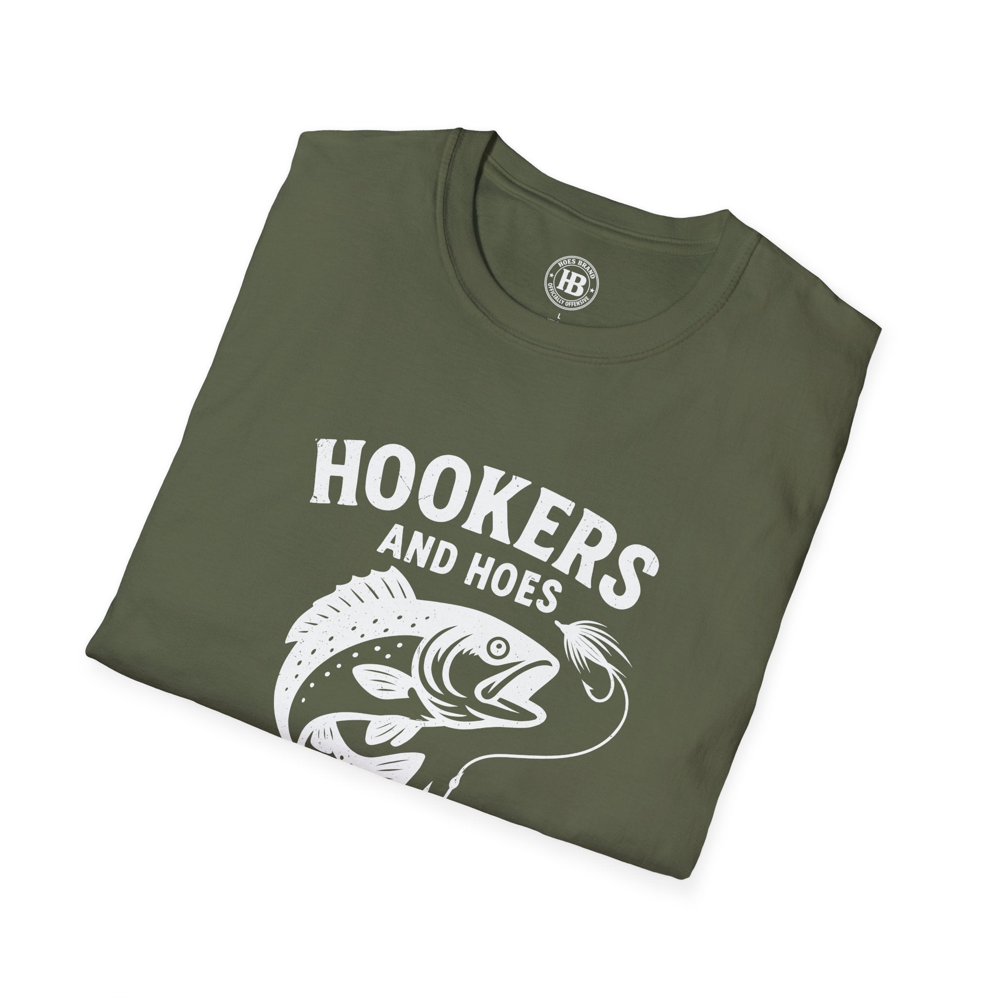 Hookers & Hoes Fishing Guides Front Only Tee – Hoes Clothes