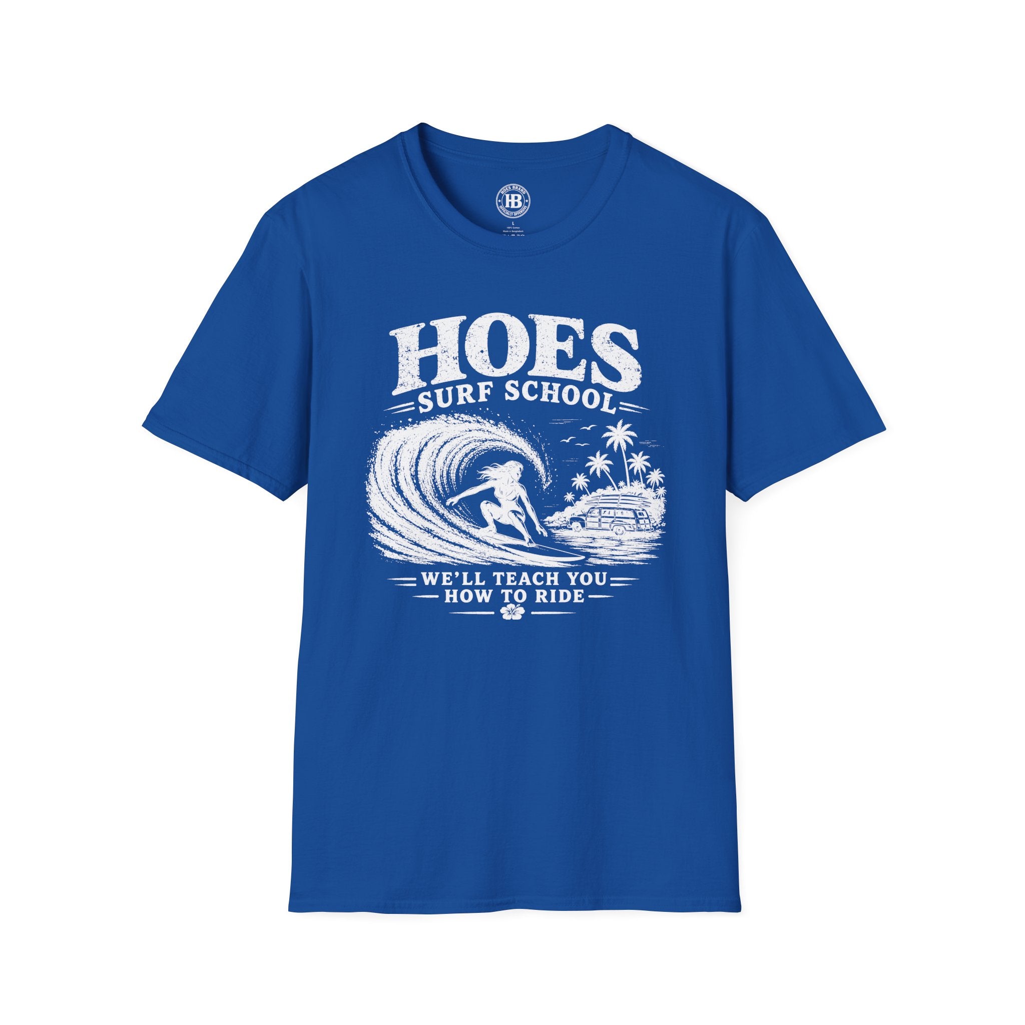 Hoes Surf School Tee – She Rides – Hoes Clothes