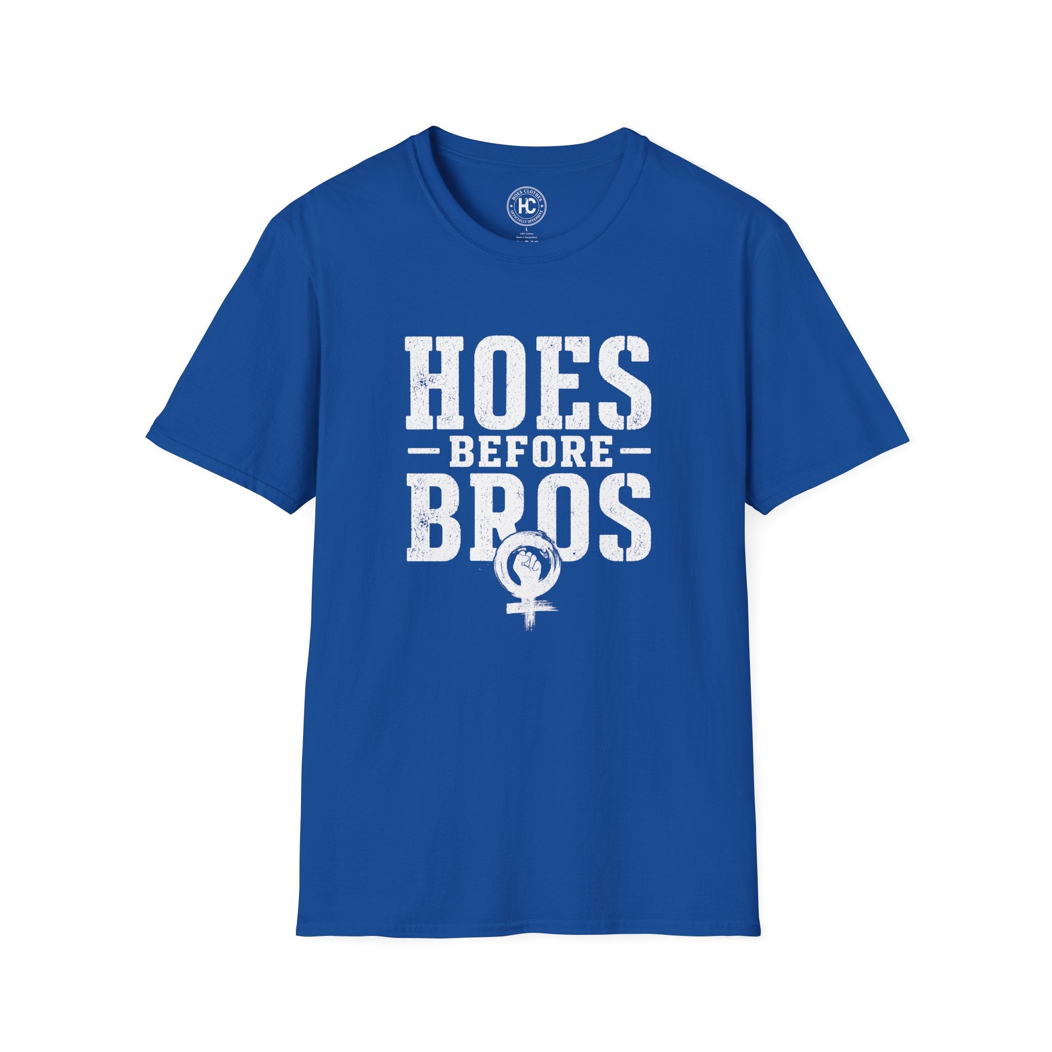 Hoes Before Bros Power Large Front Print Tee – Hoes Clothes