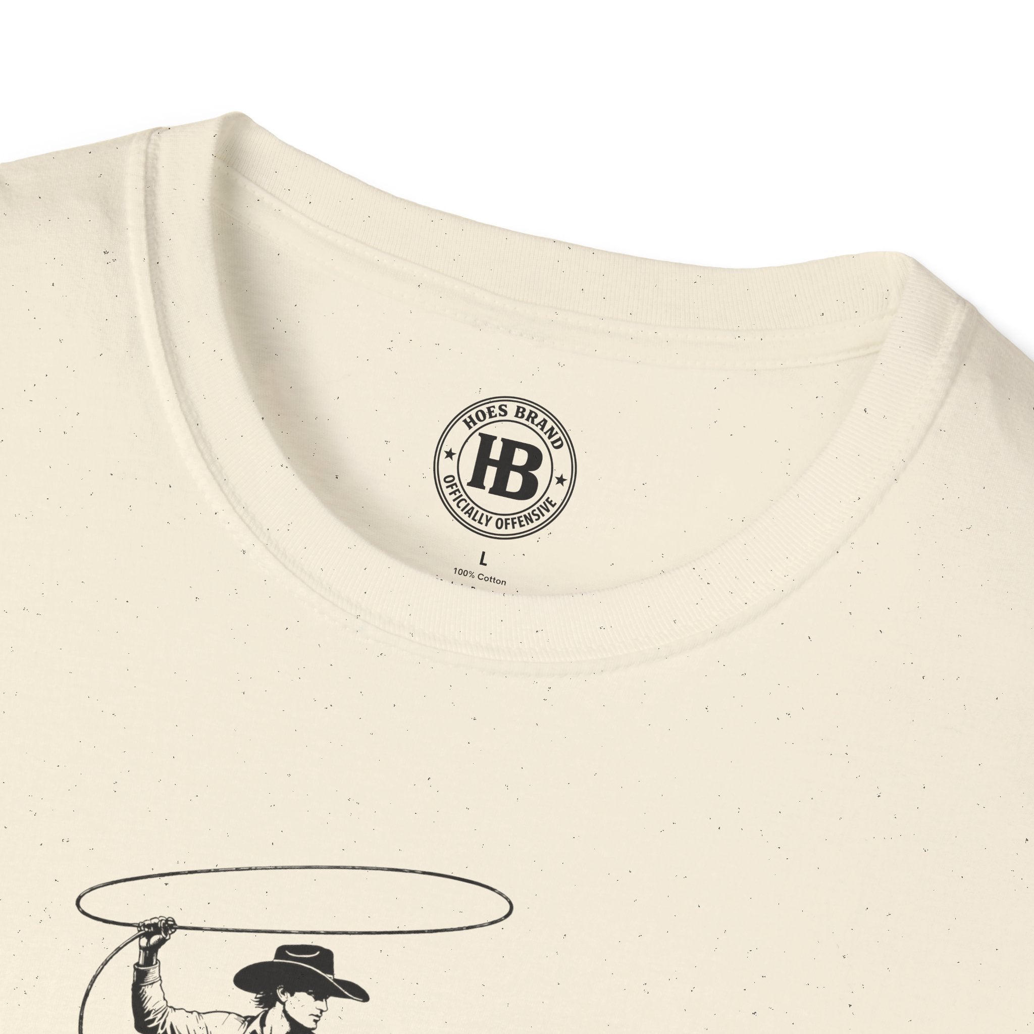 Hoes Ranch Front Only Tee – He Rides – Hoes Clothes