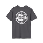 Boats and Hoes Badge Front & Back Print Tee – Hoes Clothes
