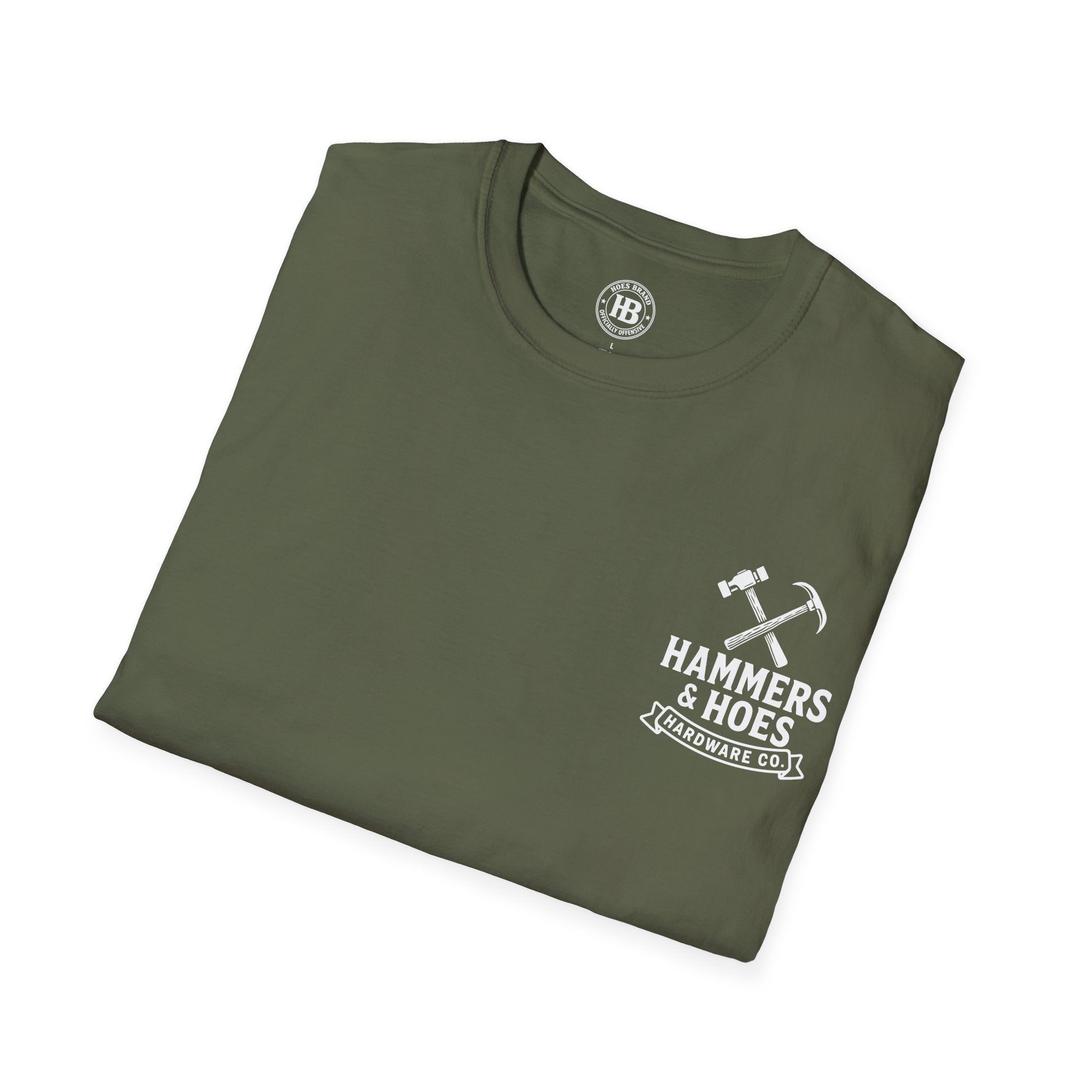 Hammers & Hoes Hardware Co. Front & Back Tee – Hoes Clothes