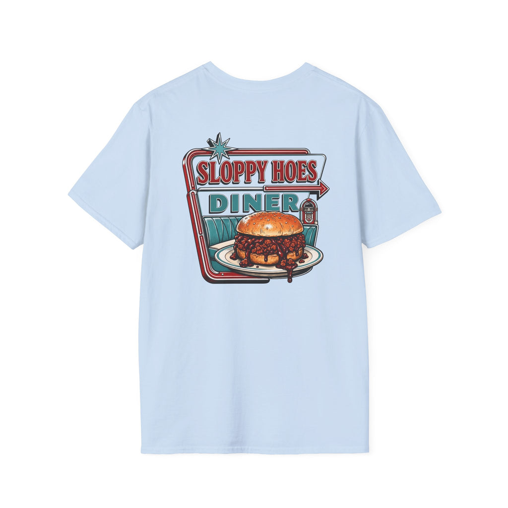 Sloppy Hoes Diner Full Color Front & Back Tee – Hoes Clothes