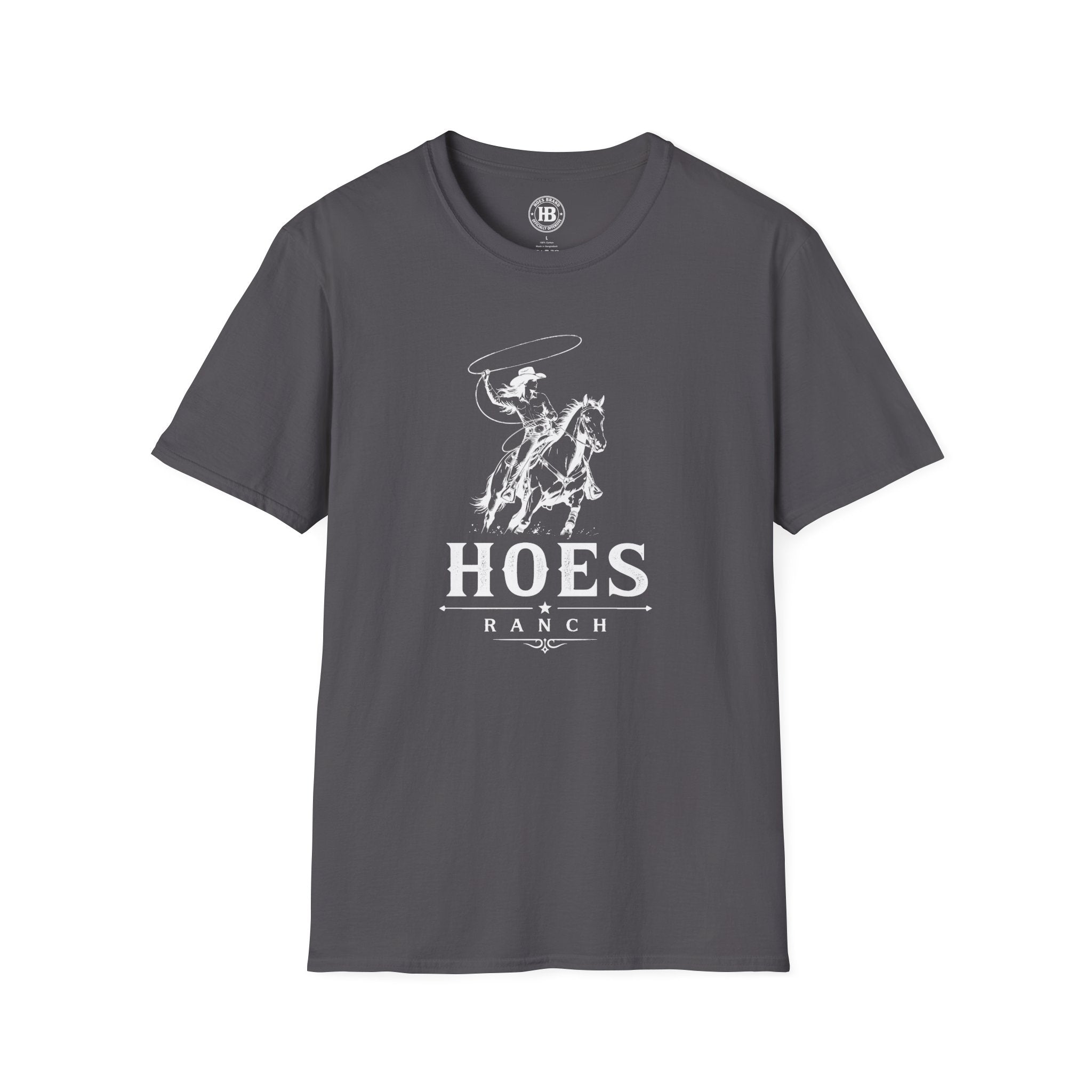 Hoes Ranch Front Only Tee – She Rides – Hoes Clothes