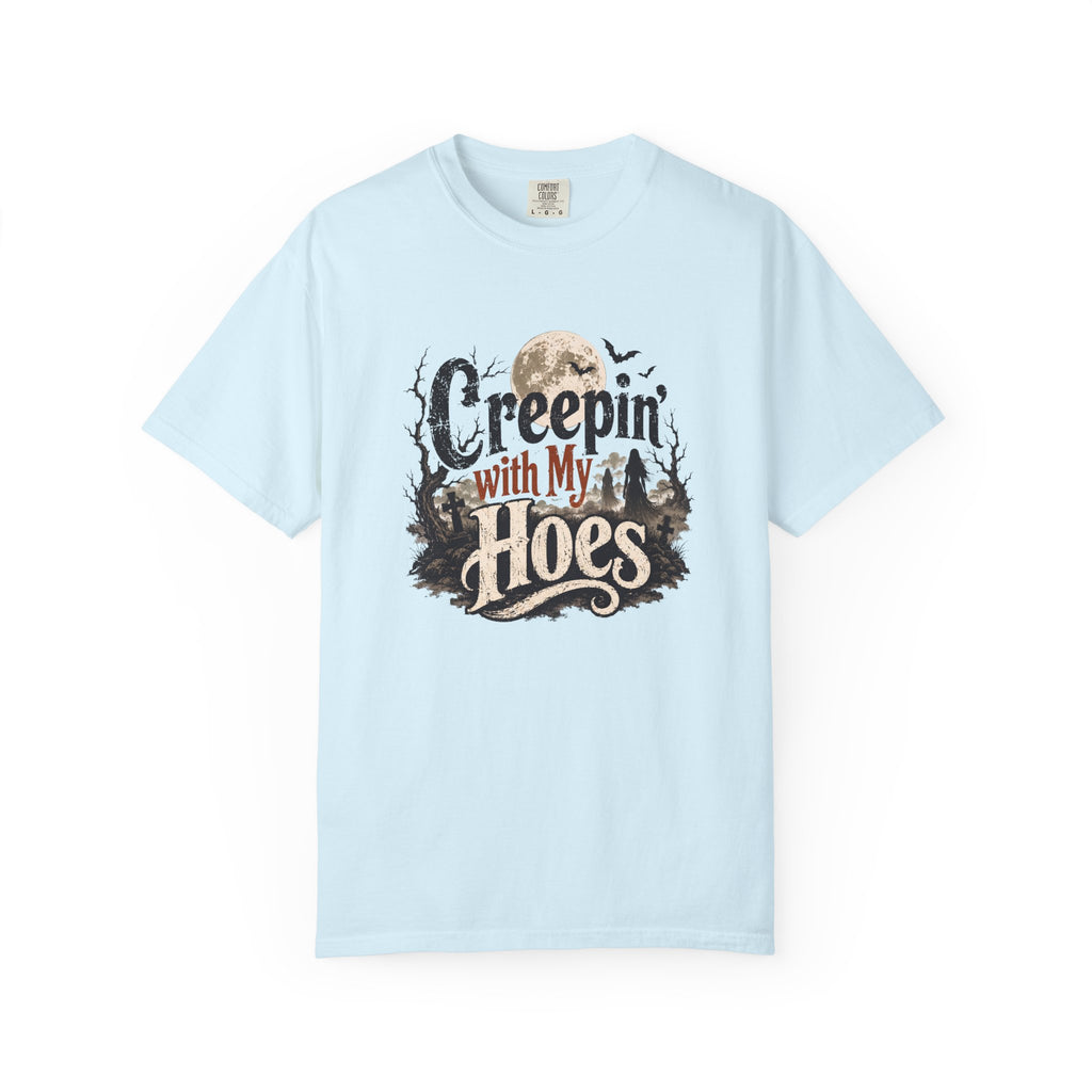 Creepin’ With My Hoes Graveyard Halloween Tee