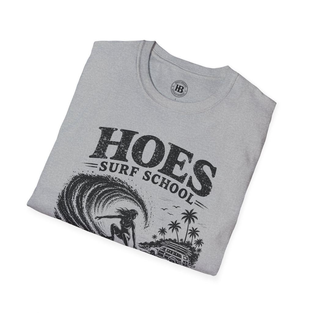 Hoes Surf School Tee – She Rides – Hoes Clothes