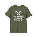 Hammers & Hoes Hardware Co. Front & Back Tee – Hoes Clothes