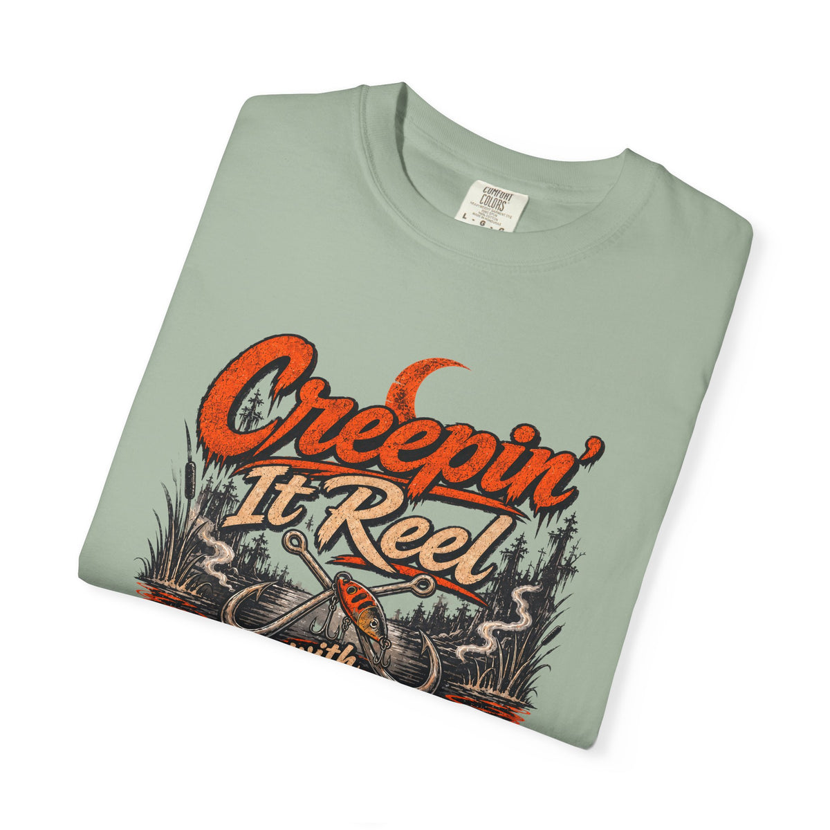 Creepin’ It Reel with Hookers and Hoes Fishing Tee