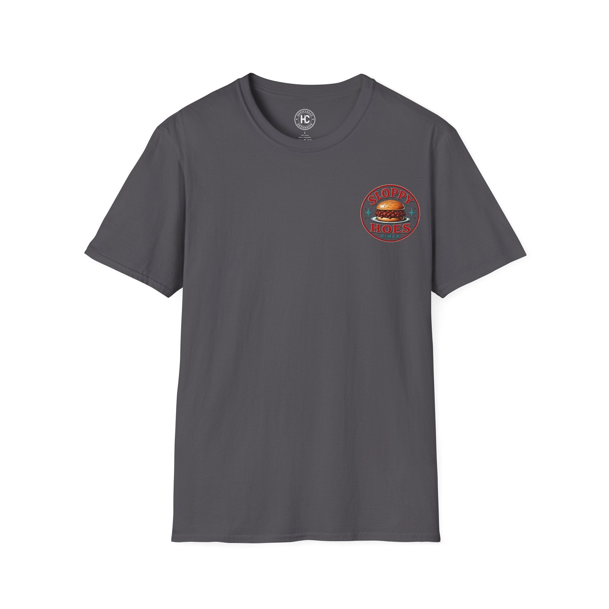 Sloppy Hoes Diner Full Color Front & Back Tee – Hoes Clothes
