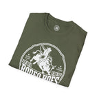 Rodeo Hoes Western Wear Front Only Tee – He Rides – Hoes Clothes