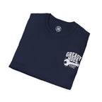 Greasy Hoes Garage Front & Back Tee – Hoes Clothes