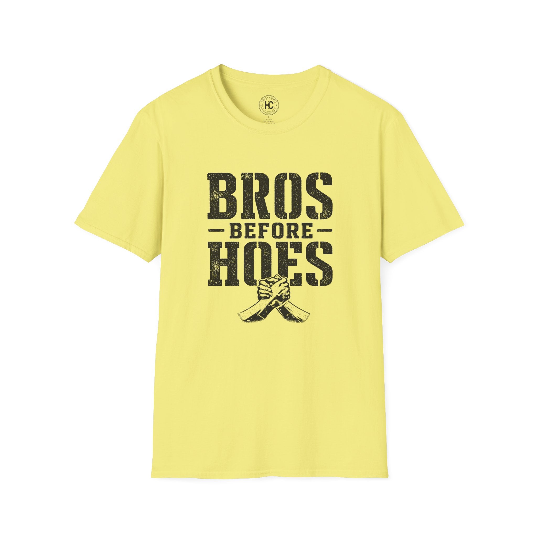 Bros Before Hoes Power Large Front Print Tee – Hoes Clothes