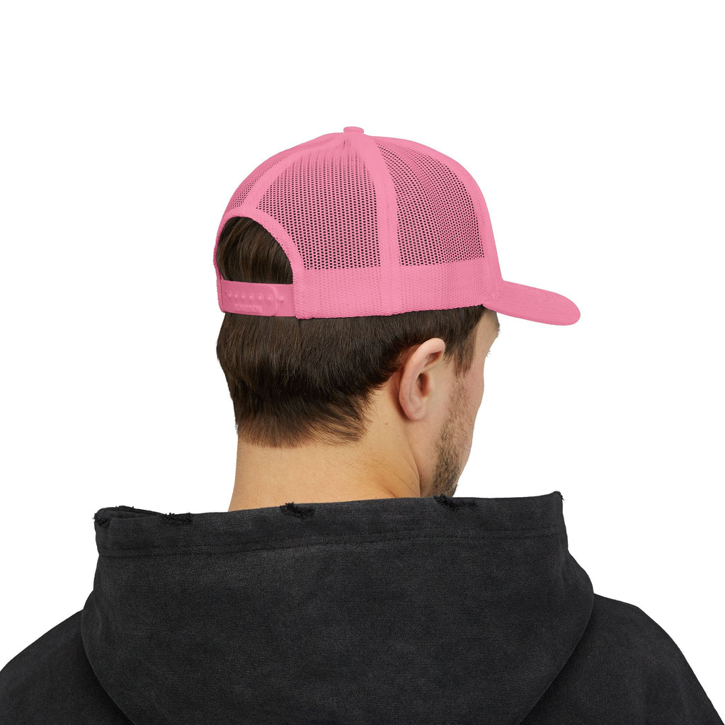 TW Logo Trucker Hat - Adjustable Snapback Mesh Cap
