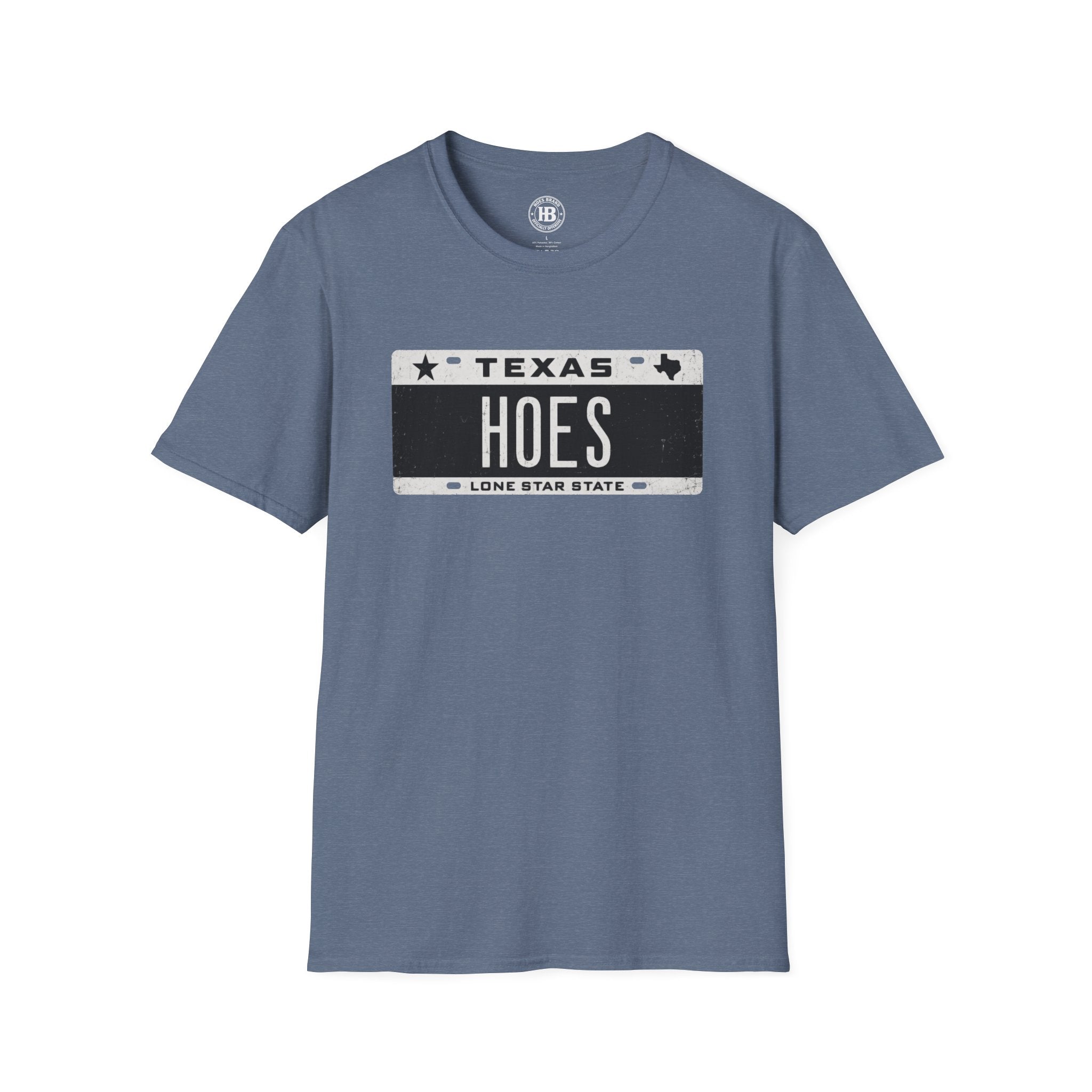 'HOES' Plates Front Only Tee  – Hoes Clothes