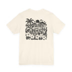Beaches and Hoes B&W Left Chest Full Back Print Tee – Hoes Clothes
