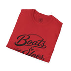 Boats and Hoes Retro Front Only Tee – Hoes Clothes