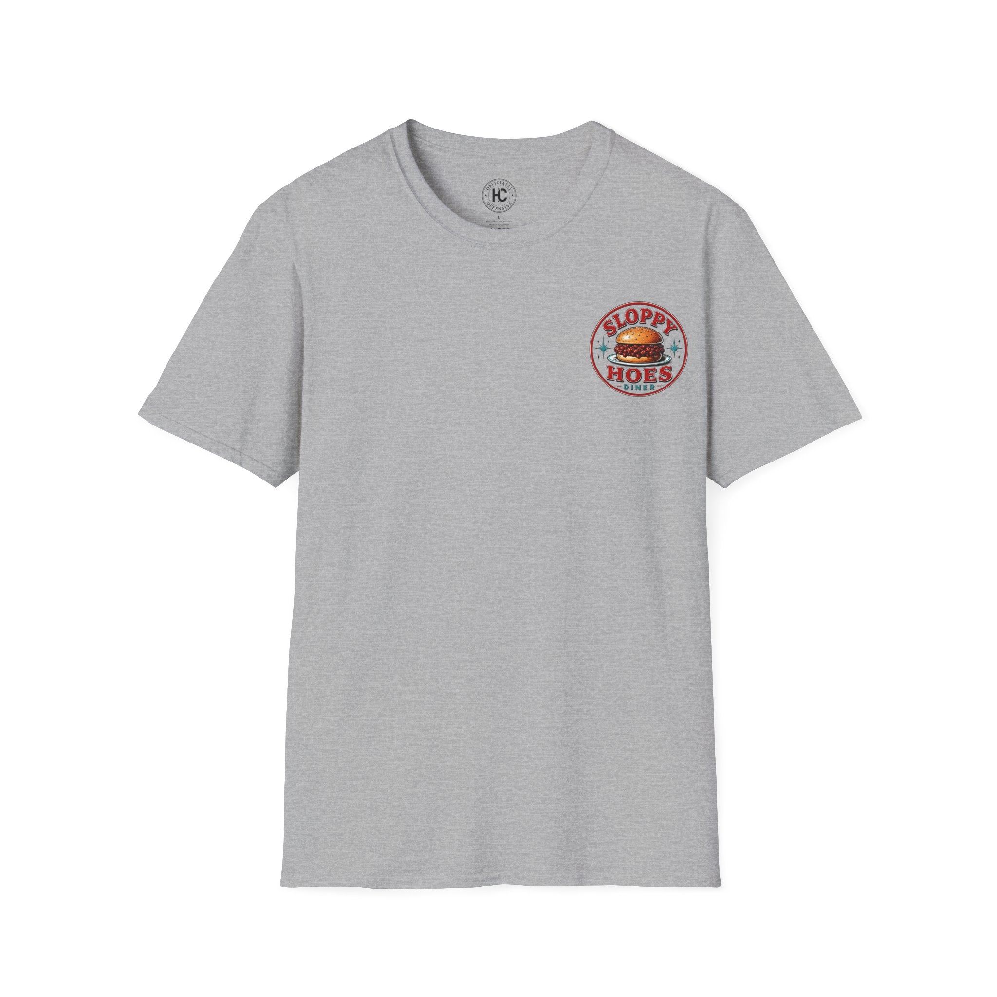 Sloppy Hoes Diner Full Color Front & Back Tee – Hoes Clothes