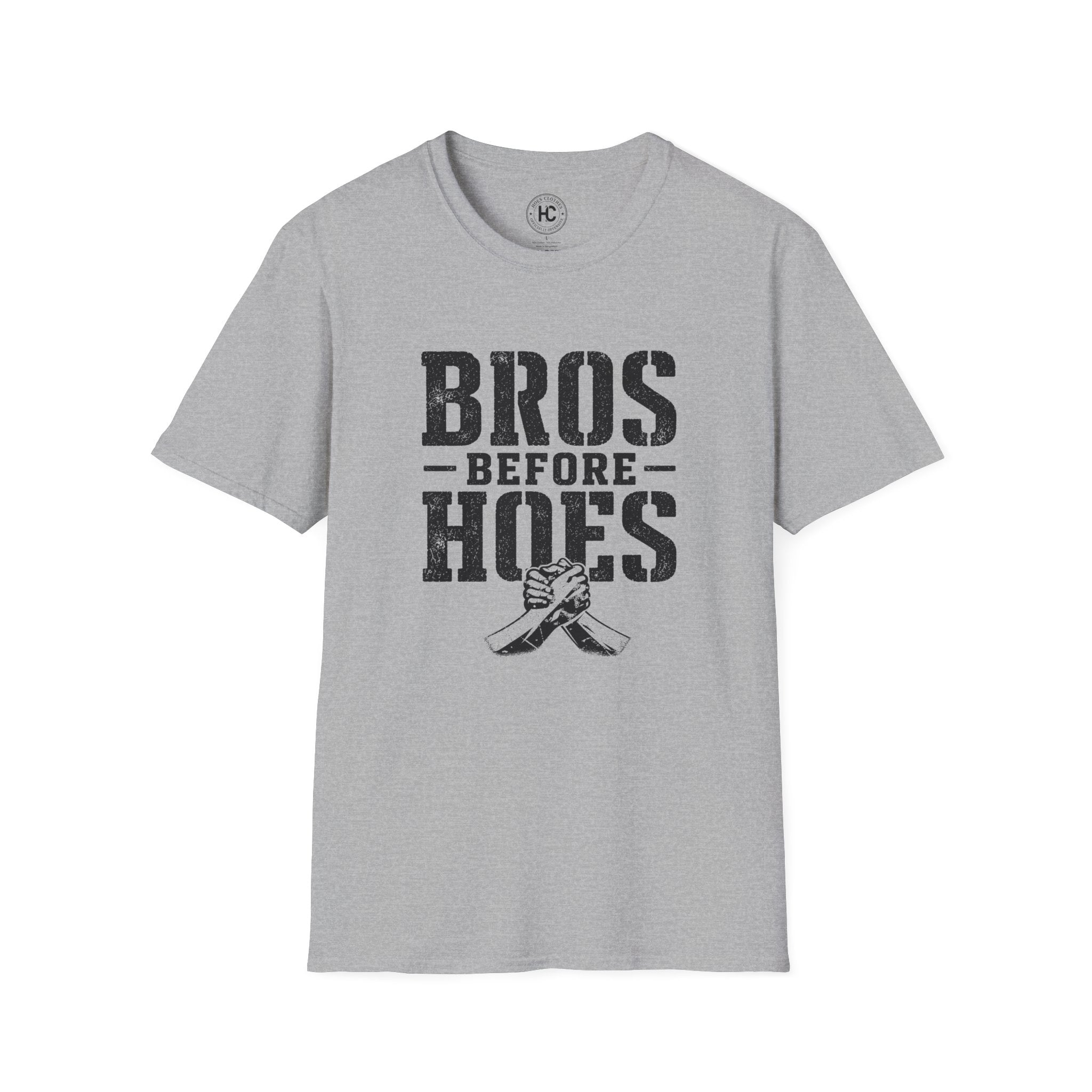 Bros Before Hoes Power Large Front Print Tee – Hoes Clothes