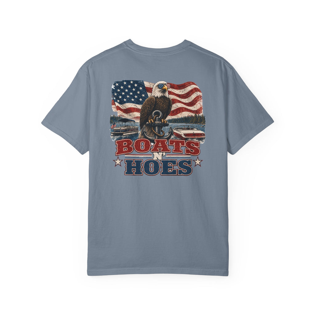 Boats and Hoes Patriotic Shirt