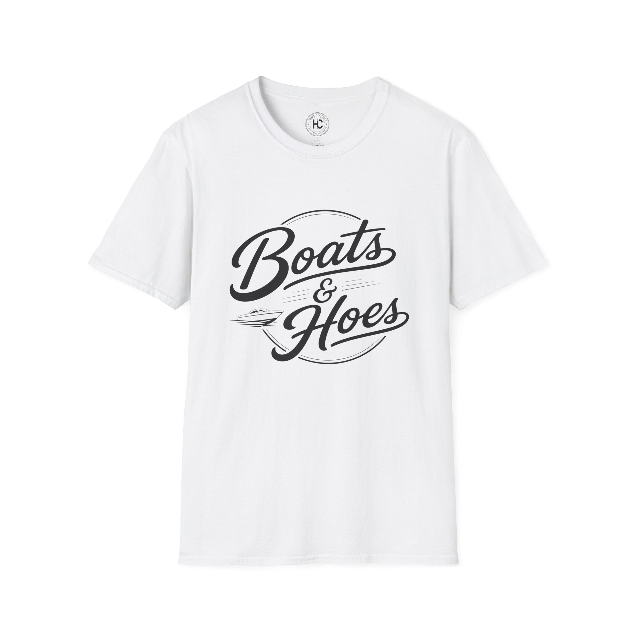 Boats and Hoes Retro Front Only Tee – Hoes Clothes