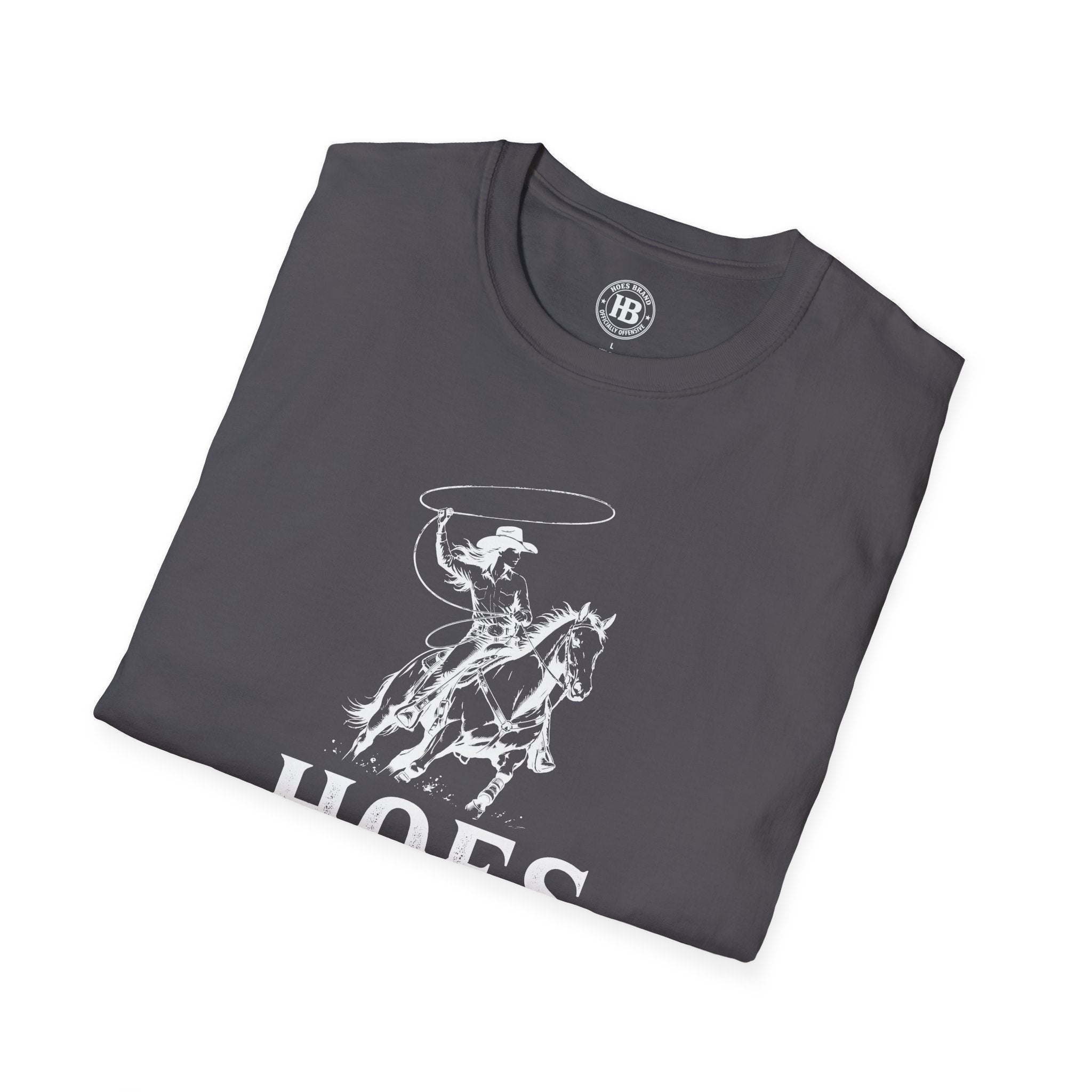Hoes Ranch Front Only Tee – She Rides – Hoes Clothes